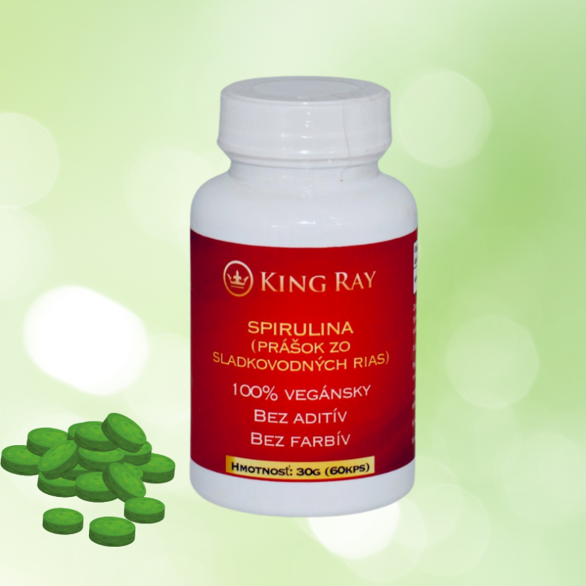 SPIRULINA (prášok ze sladkovodných rias) 60kps