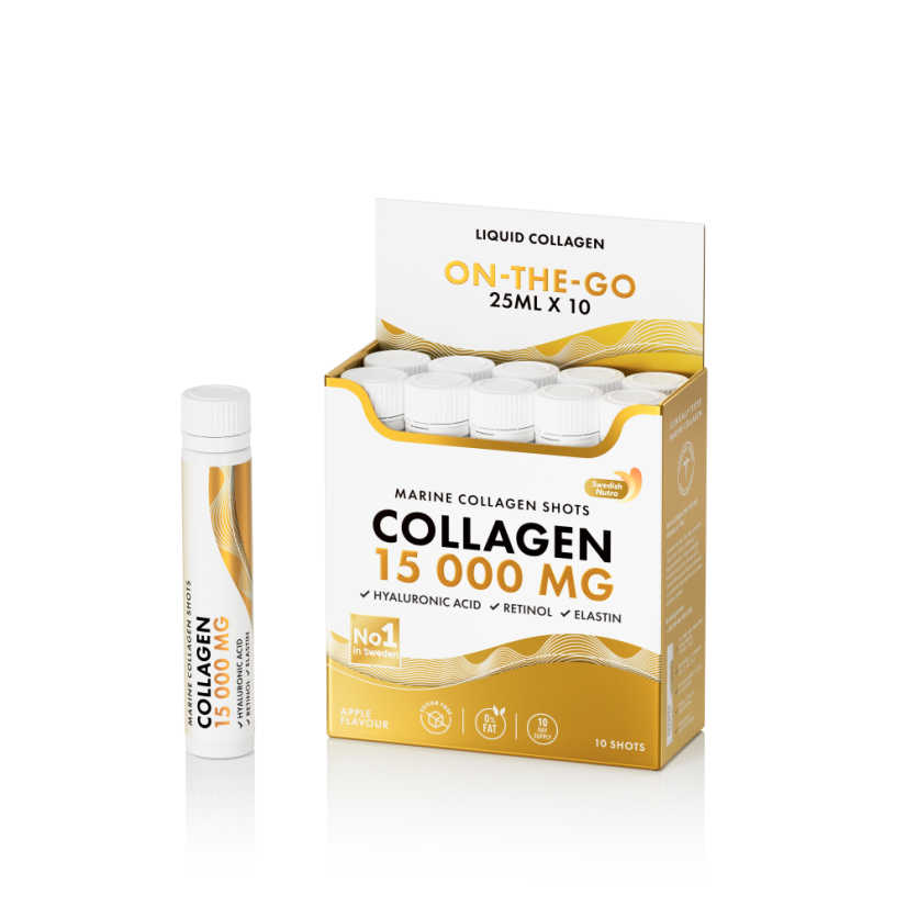 Swedish Gold Collagen 15,000mg bez cukru 25ml x 10ks