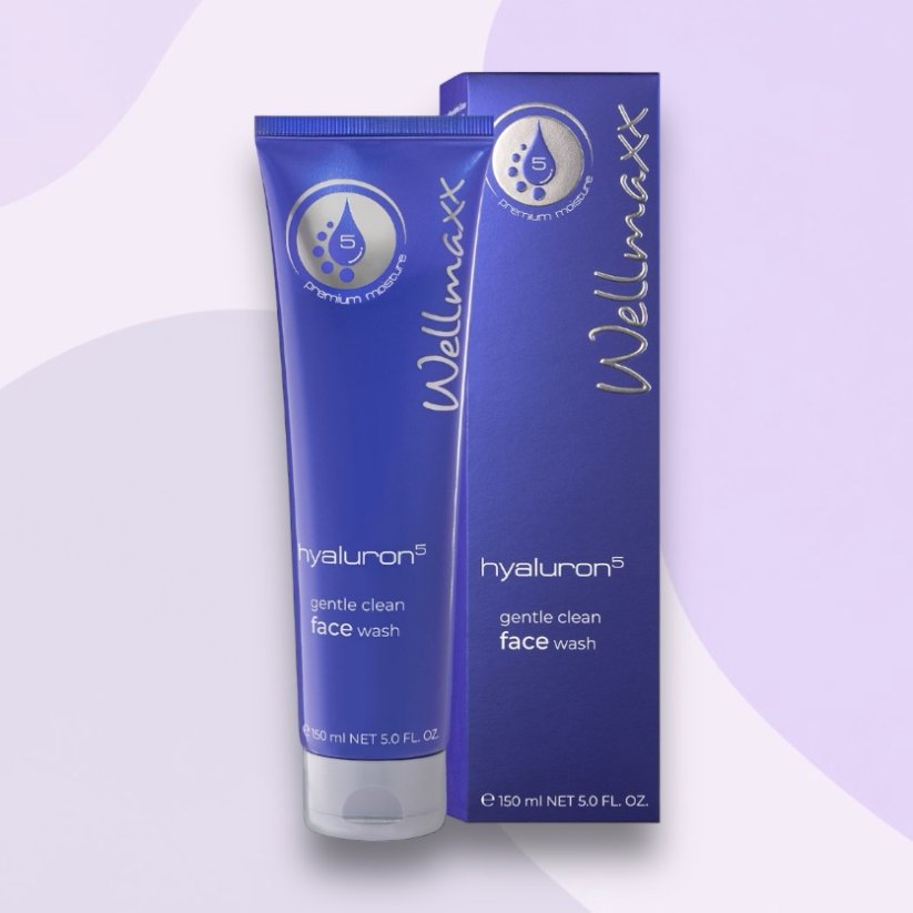 Wellmaxx Hyaluron5 gentle clean face wash čisticí emulze 150ml