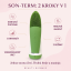 Beauty Biowave Sonický čistící kartáček s vyhříváním, se stojanem SON-TERM