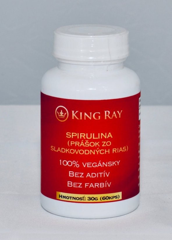 SPIRULINA (prášok ze sladkovodných rias) 60kps