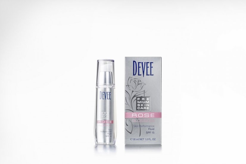 Devee Rose Blossom Skin Performance Fluid SPF 15, 30ml