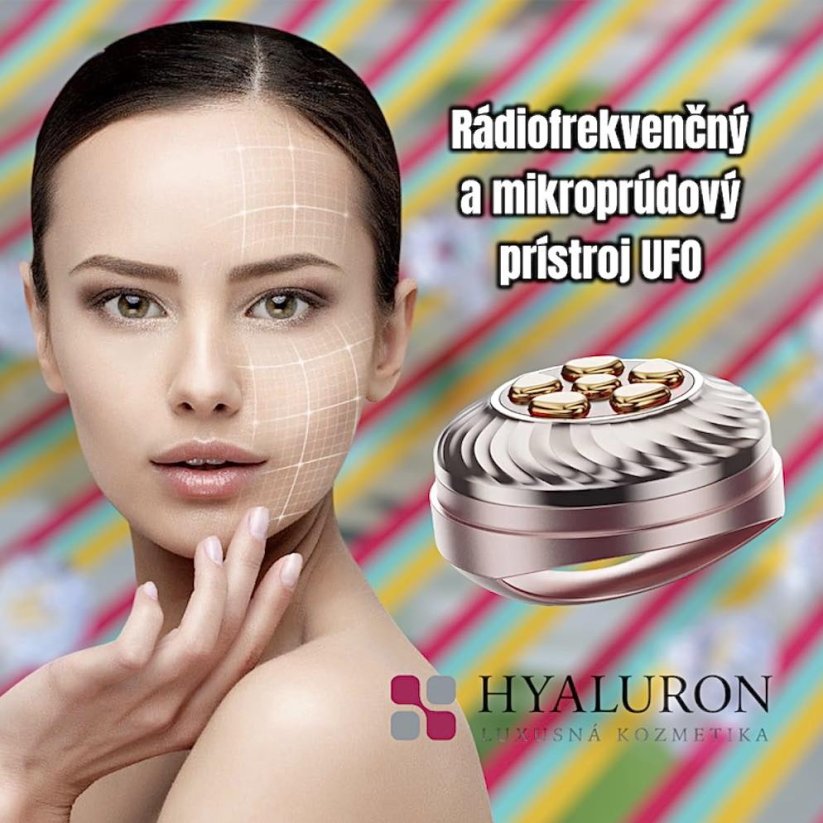 Rádiofrekvenčný a mikroprúdový prístroj UFO s červeným svetlom