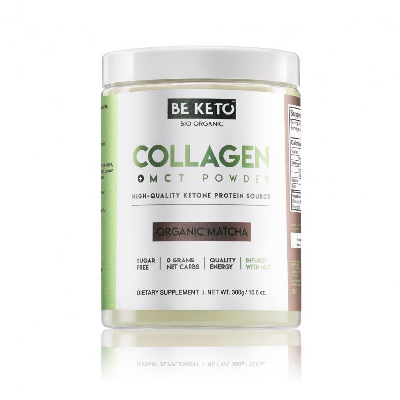 KETO grass-fed KOLAGEN S MCT OLEJEM (6 VARIÁNT) - keto kolagen: KETO kolagen + MCT neochucený 300G