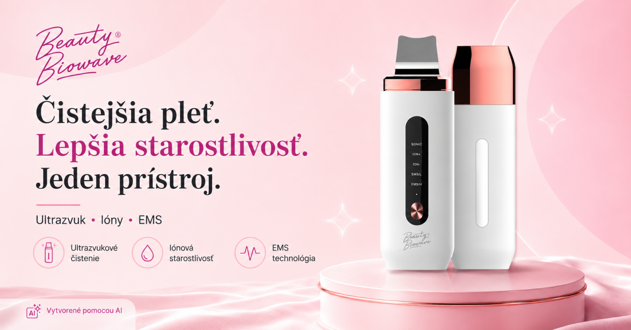 BeautyBiowave ultrazvuková špachtľa – ultrazvuk, ióny a EMS