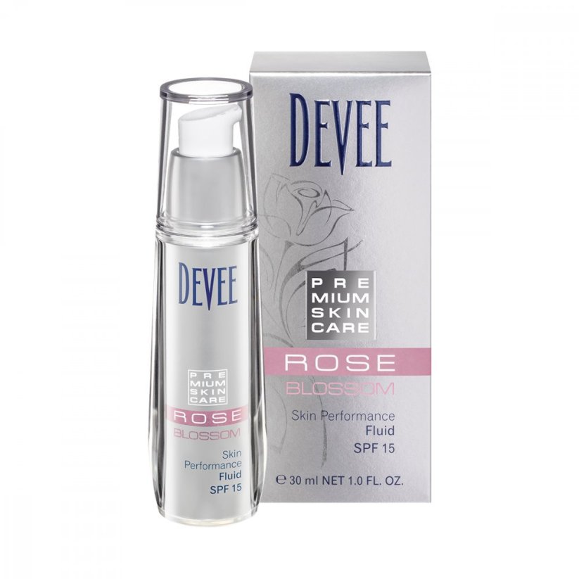 Devee Rose Blossom Skin Performance Fluid SPF 15, 30ml