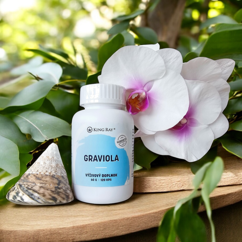 Organická graviola extrakt 120kps x 450mg