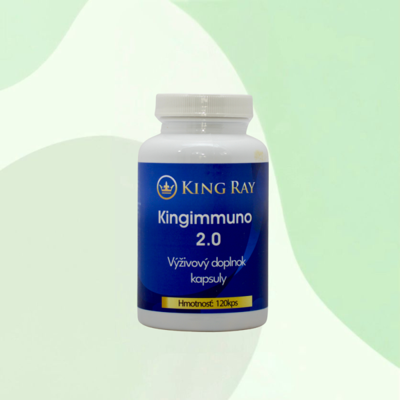 King Immuno 2.0 120kps - komplex vitamínov, antioxidantov a rastlinných zložiek pre podporu imunity