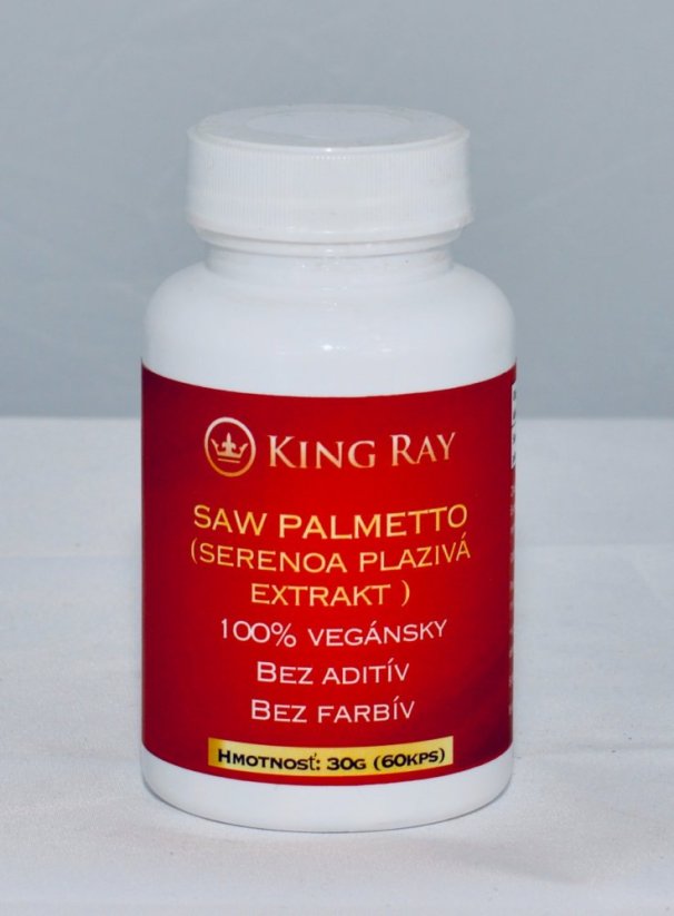 SAW PALMETTO serenoa plazivá 1000mg/2kps, 60kps