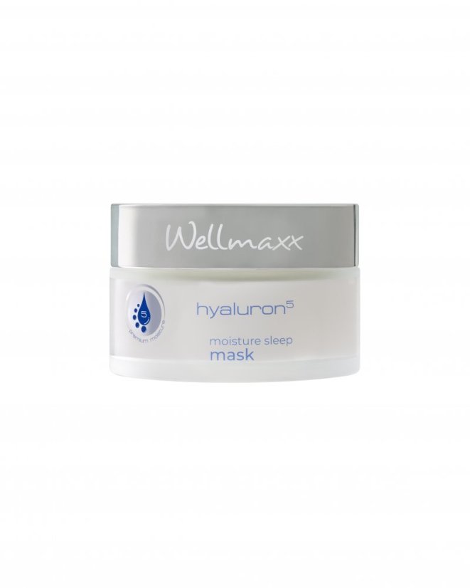Wellmaxx Hyaluron5 moisture sleep mask zlvhčujúca nočná maska 75ml