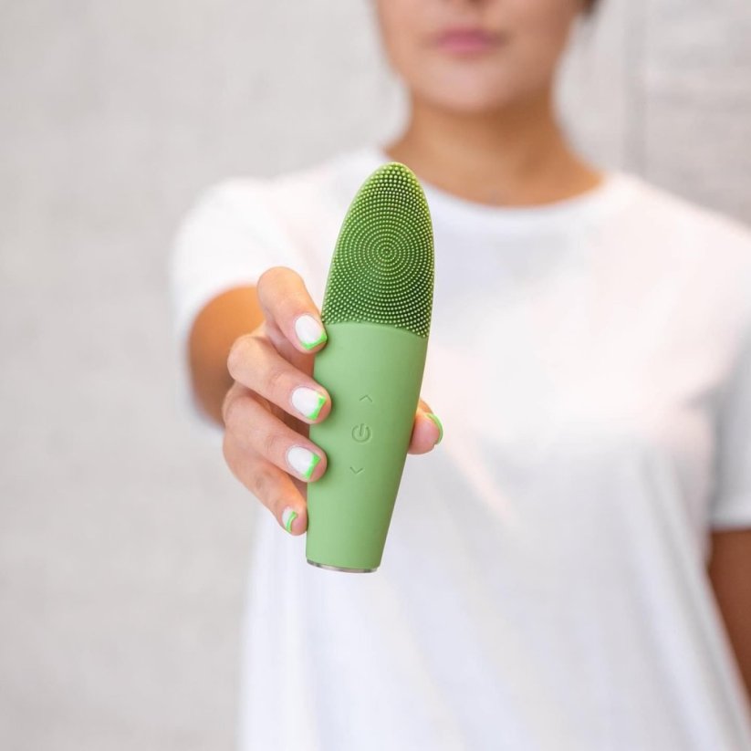 Beauty Biowave Sonický čistící kartáček s vyhříváním, se stojanem SON-TERM
