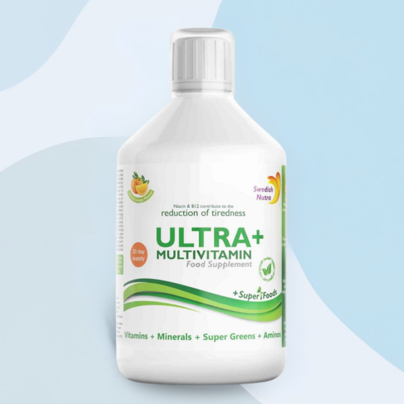 Swedish Nutra Ultra +Multivitamín Vegan 500ml