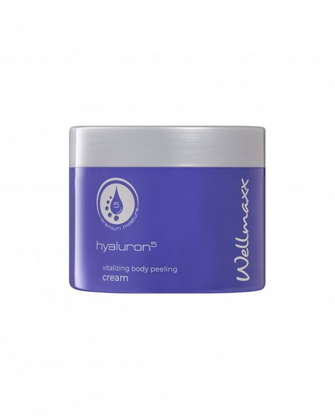 Wellmaxx Hyaluron5 vitalizing body peeling cream pílingový krém 200ml