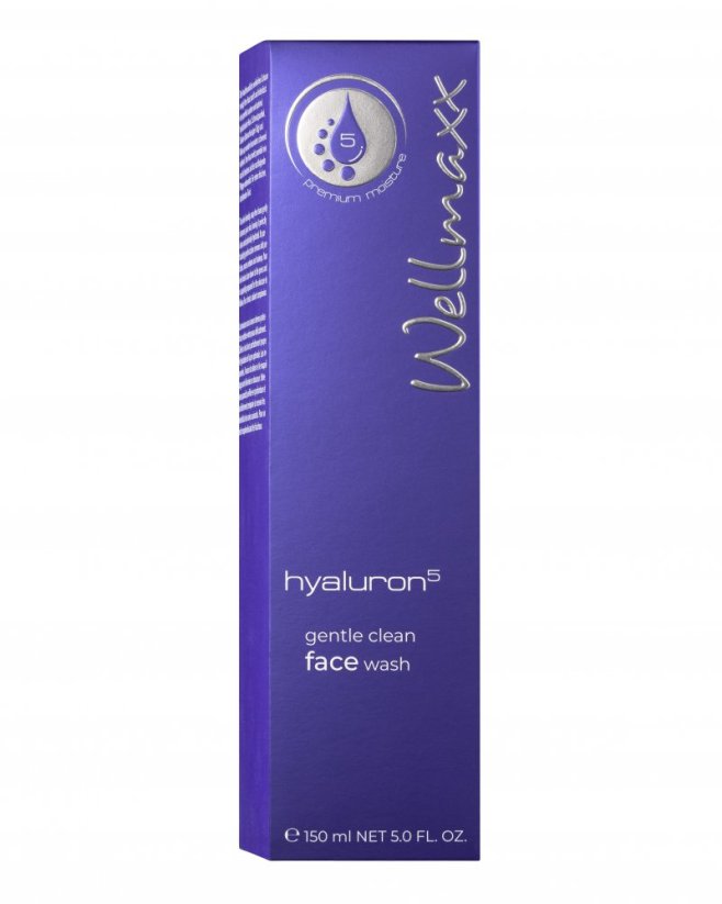 Wellmaxx Hyaluron5 gentle clean face wash čisticí emulze 150ml