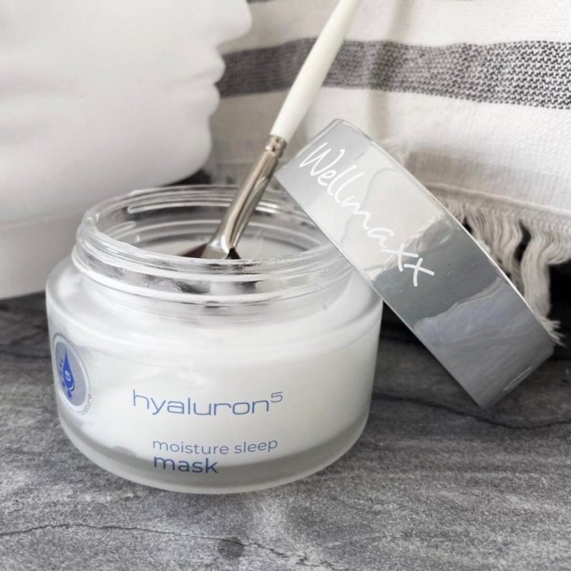 Wellmaxx Hyaluron5 moisture sleep mask zlvhčujúca noční maska 75ml