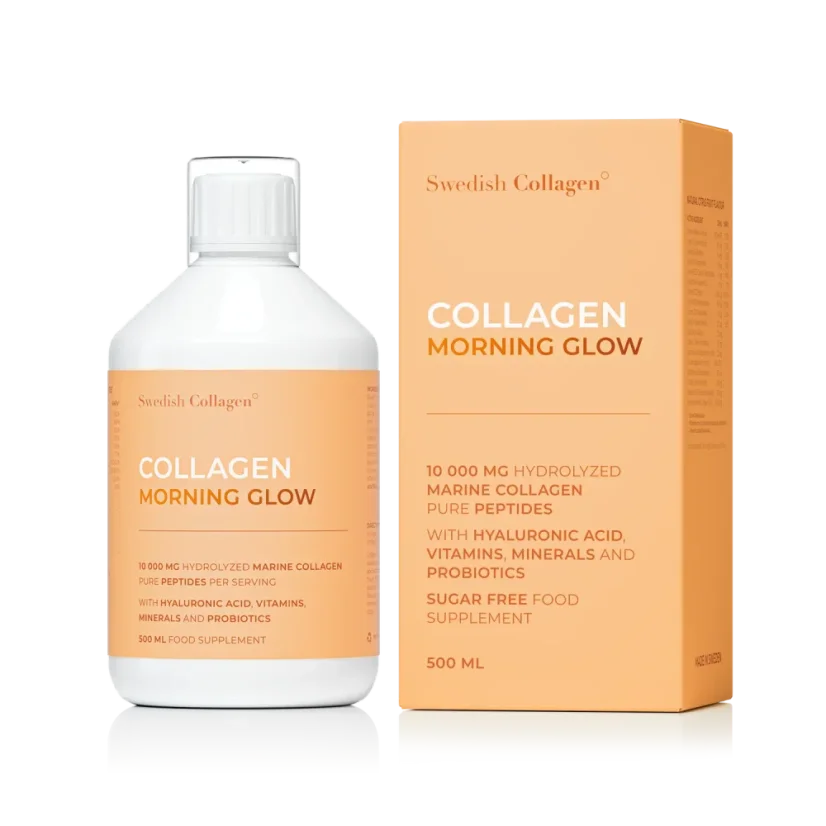 Swedish Collagen Morning Glow – kolagen, kyselina hyaluronová a probiotika