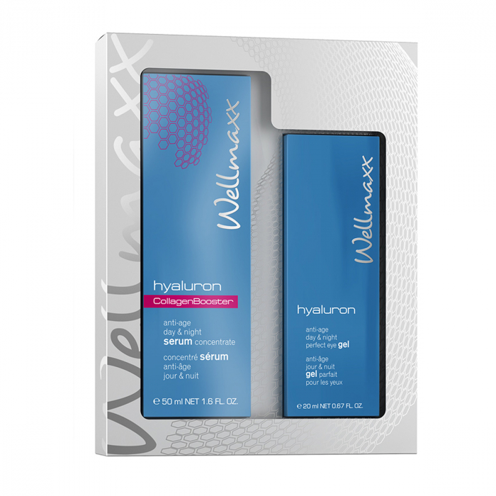 Wellmaxx Hyaluron duo-set - sérum + oční gel - dárkové balení