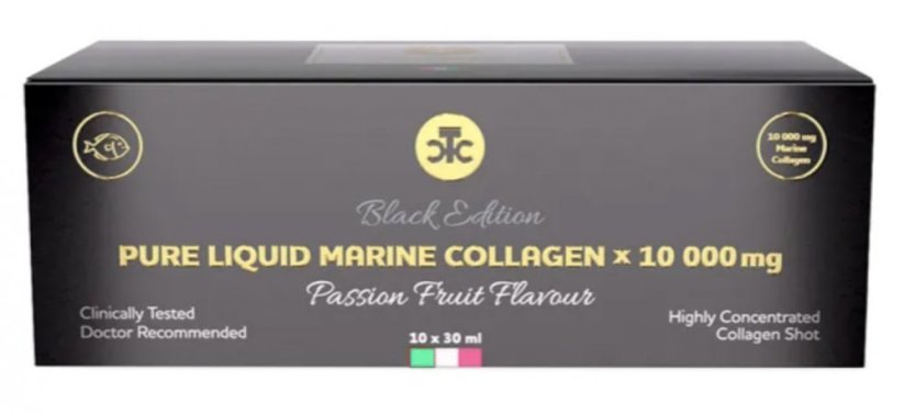 Italský kolagen s vitamíny (COLLAGEN 10000mg) passion fruit příchuť 10x30ml