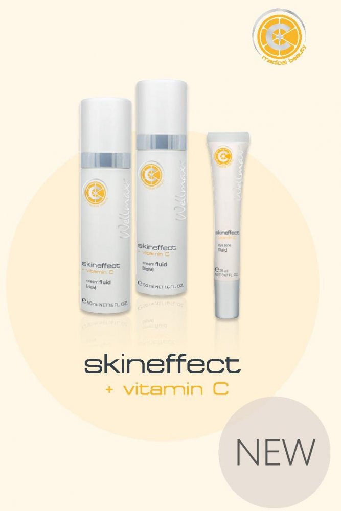 Wellmaxx Skineffect + vitamín C - Kozmetický prípravok - Očný krém na vrásky