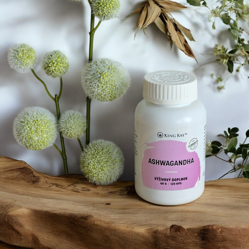 Ašvagandha organická (Ashwagandha) 450mg x 120 kapslí