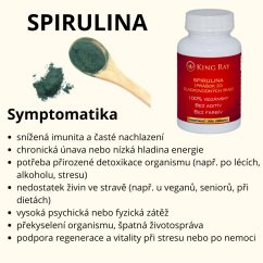 SPIRULINA (prášok ze sladkovodných rias) 60kps