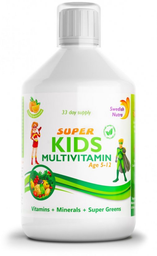 Swedish Nutra  Multivitamin pro děti Super Kids 500ml