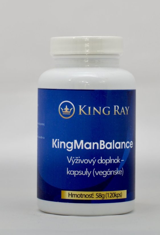 Man BALANCE 120kps pro muže - Cílené komponenty pro výživu prostaty, hormonální rovnováhu a imunitu