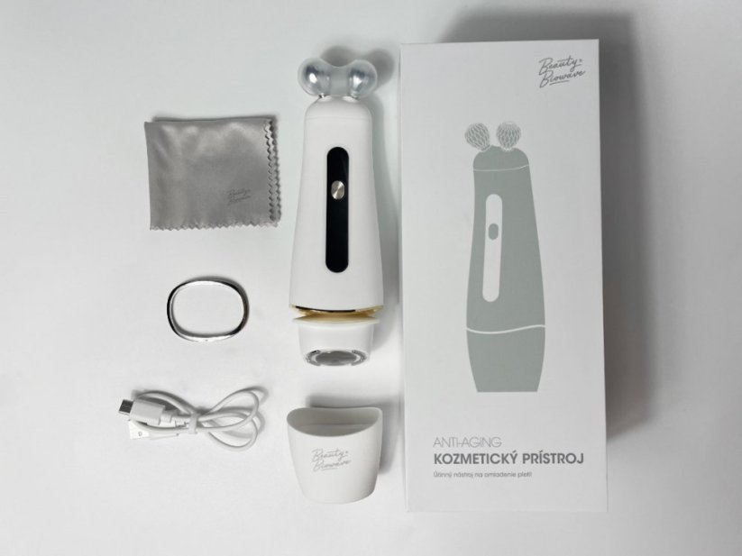 BeautyBiowave Žehlička na pleť  + roller EXCLUSIVE