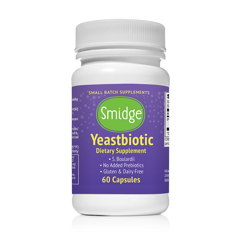 Smidge Yeastbiotic Probiotikum odolné vůči antibiotikům 60kps