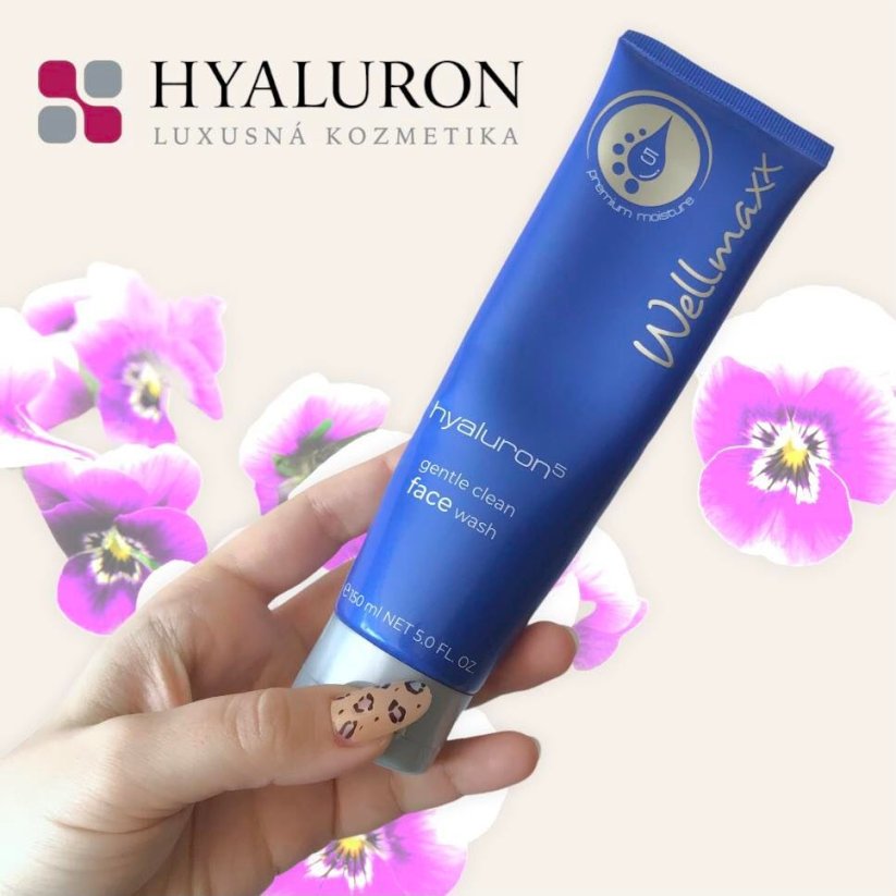 Wellmaxx Hyaluron5 gentle clean face wash čisticí emulze 150ml