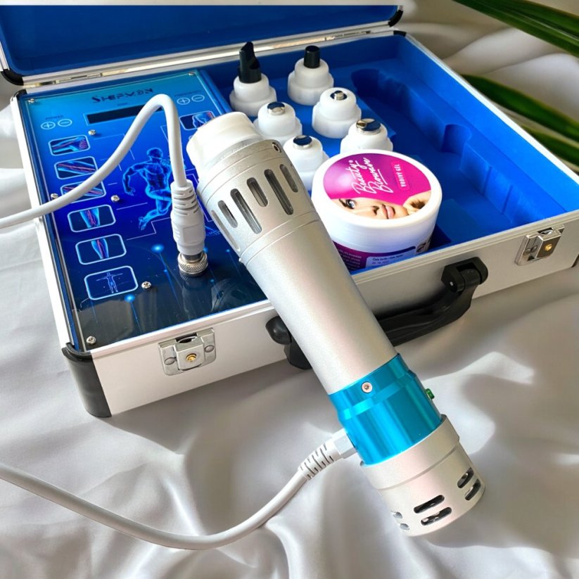 Shock wave device (against pain and cellulite)