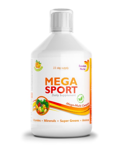 Swedish Nutra Multivitamín pre športovcov Mega Sport 500 ml
