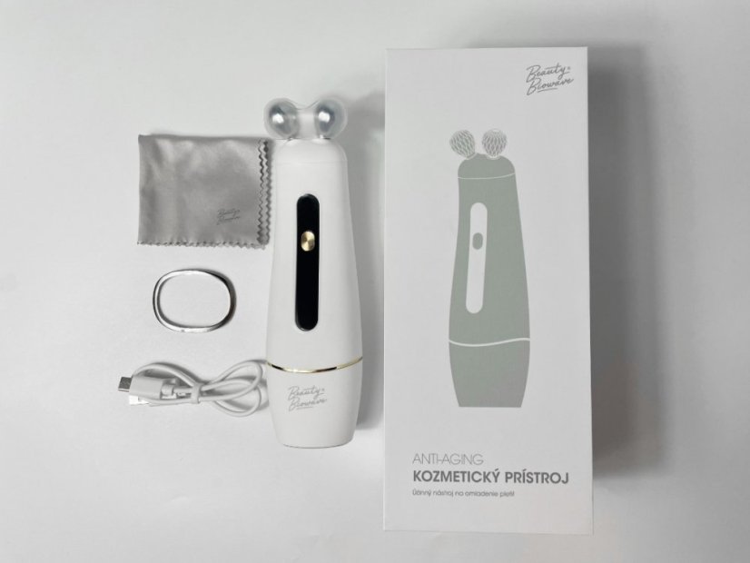 BeautyBiowave  Žehlička na pleť  + roller EXCLUSIVE