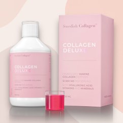 Swedish Collagen Deluxe 12500mg rybí kolagen s vitamíny 500ml (proti-vrásková kúra na 20 dní)