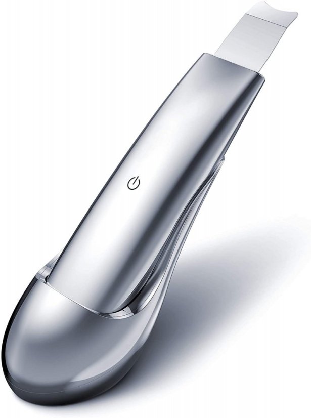 BeautyBiowave celotelovo kovová sonická špachtľa SILVER