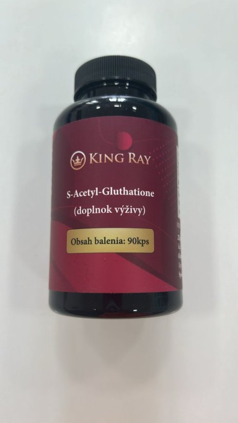 S Acetyl L Glutathione, SAG, 100 mg, 90 kapsúl - bunková výživa a anti-aging pre žiaruvú pleť - mimoriadna ponuka s produktom zľava 60%