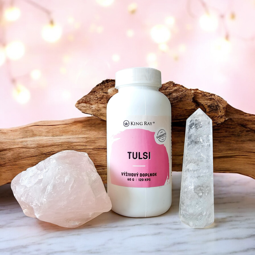 Organická Tulsi (bazalka posvätná) 120kps x 450mg