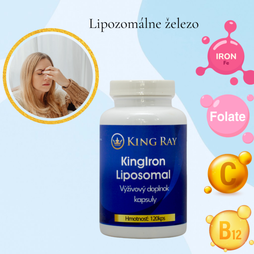 Iron Liposomal 120kps - Železo • energia • krv