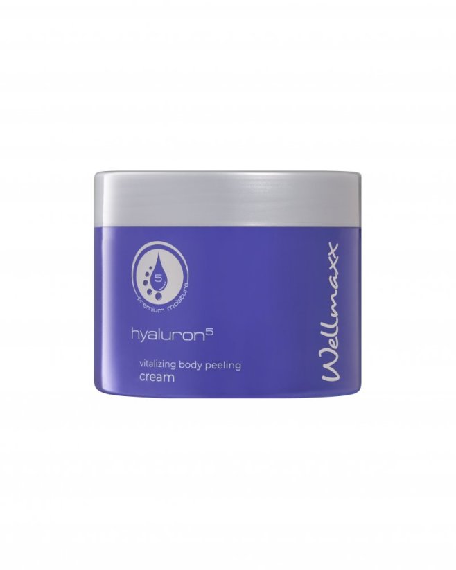 Wellmaxx Hyaluron5 Vitalizing body peeling cream peelingový krém 200ml