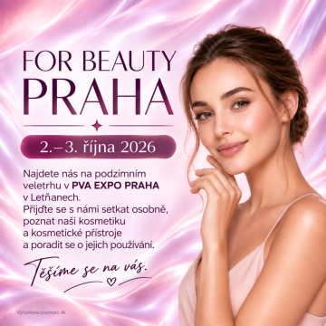 Setkejte se s námi na FOR BEAUTY Praha