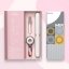MIROOOO Elektrická sonická zubná kefka v darčekovom balení (1x telo, 1x nástavec kefky, 1x nabíjačka, 1x púzdro) - Barva: Růžová