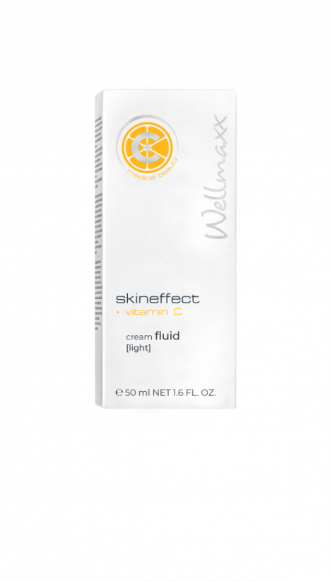Wellmaxx Skineffect + vitamín C cream fluid LIGHT 50ml